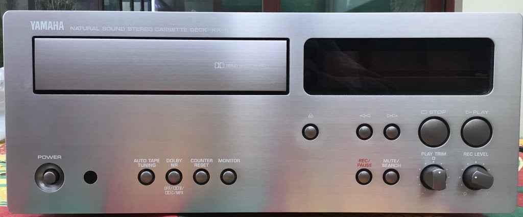 Platine cassette à 3 têtes Yamaha KX 10, Enlèvement ou Envoi, Simple, Autres marques, Commandes tactiles