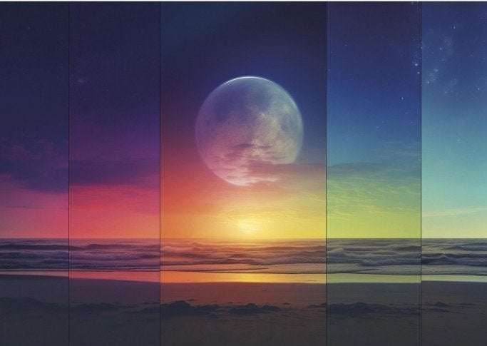 Puzzel van 1.500 stukjes „Cosmic phase”, Ophalen of Verzenden, 500 t/m 1500 stukjes, Gebruikt, Legpuzzel