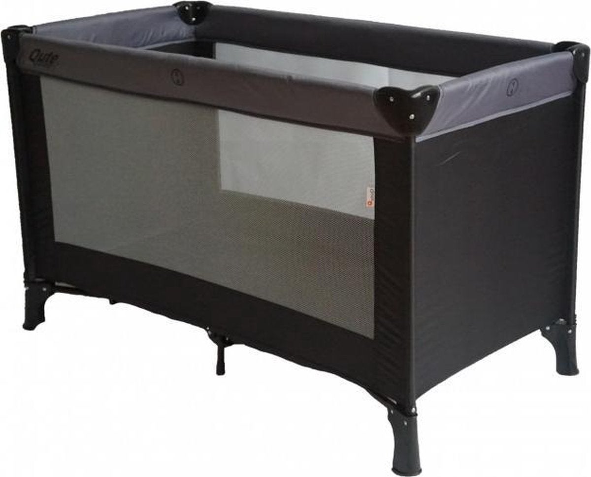 Reiswieg / reisbed / campingbed Qute antraciet, Ophalen, Zo goed als nieuw