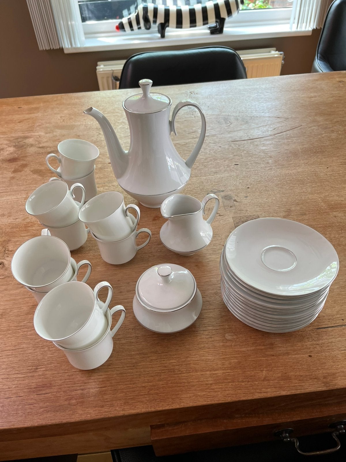 Koffieservies Eschenbach, Ophalen