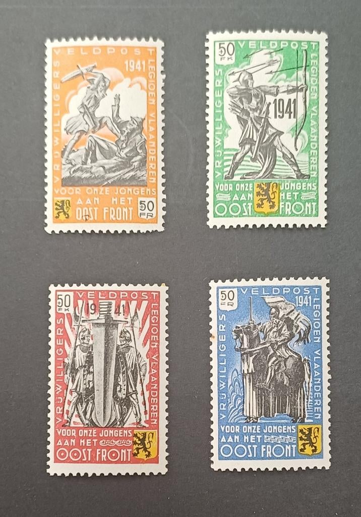 E 22 t/m E25 ** Erinnofilie E25 met miniem vlekje links, Postzegels en Munten, Ophalen of Verzenden