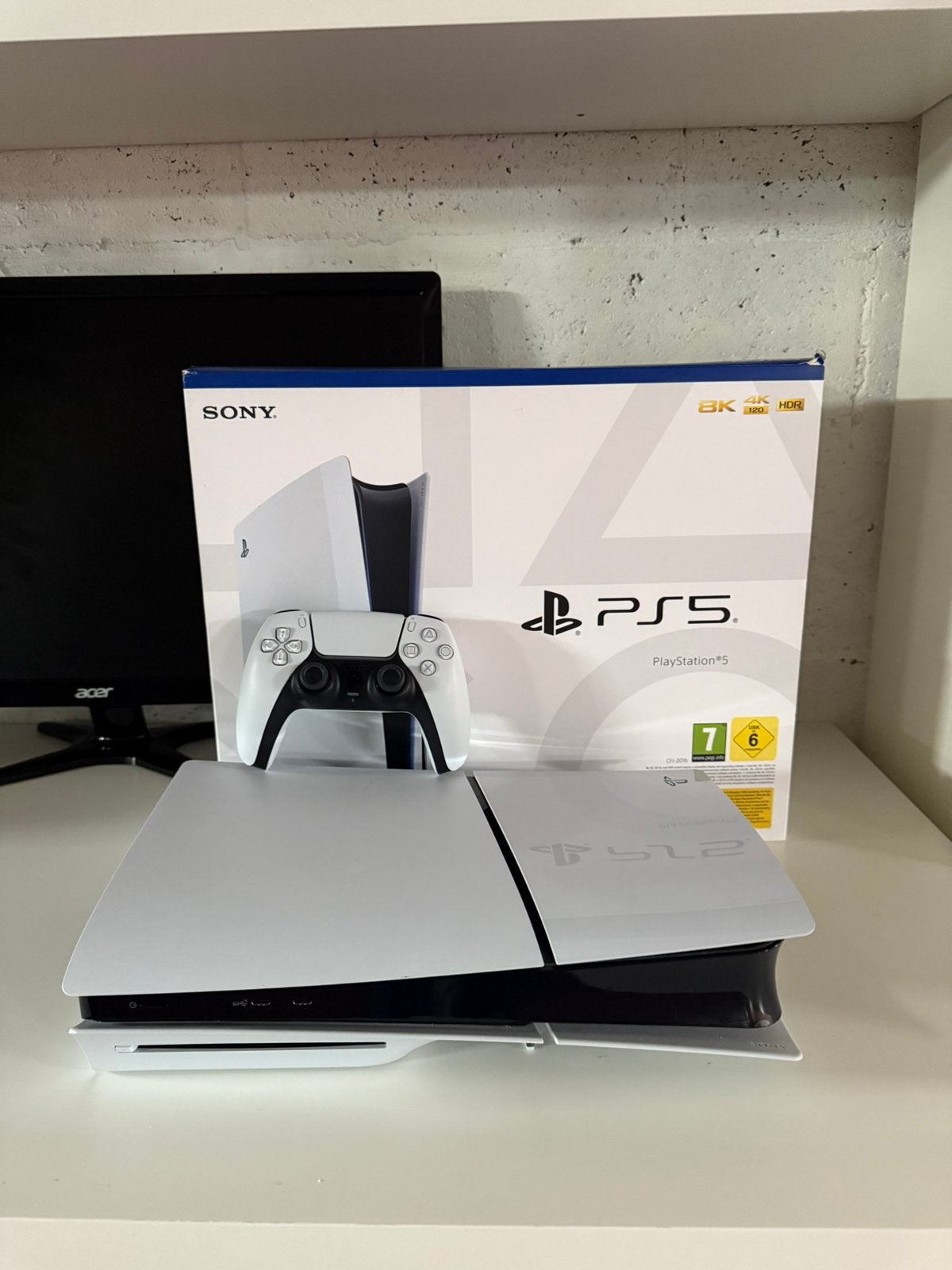 Playstation 5 slim disc, Games en Spelcomputers, Spelcomputers | Sony PlayStation 5, Ophalen of Verzenden, Zo goed als nieuw, Playstation 5