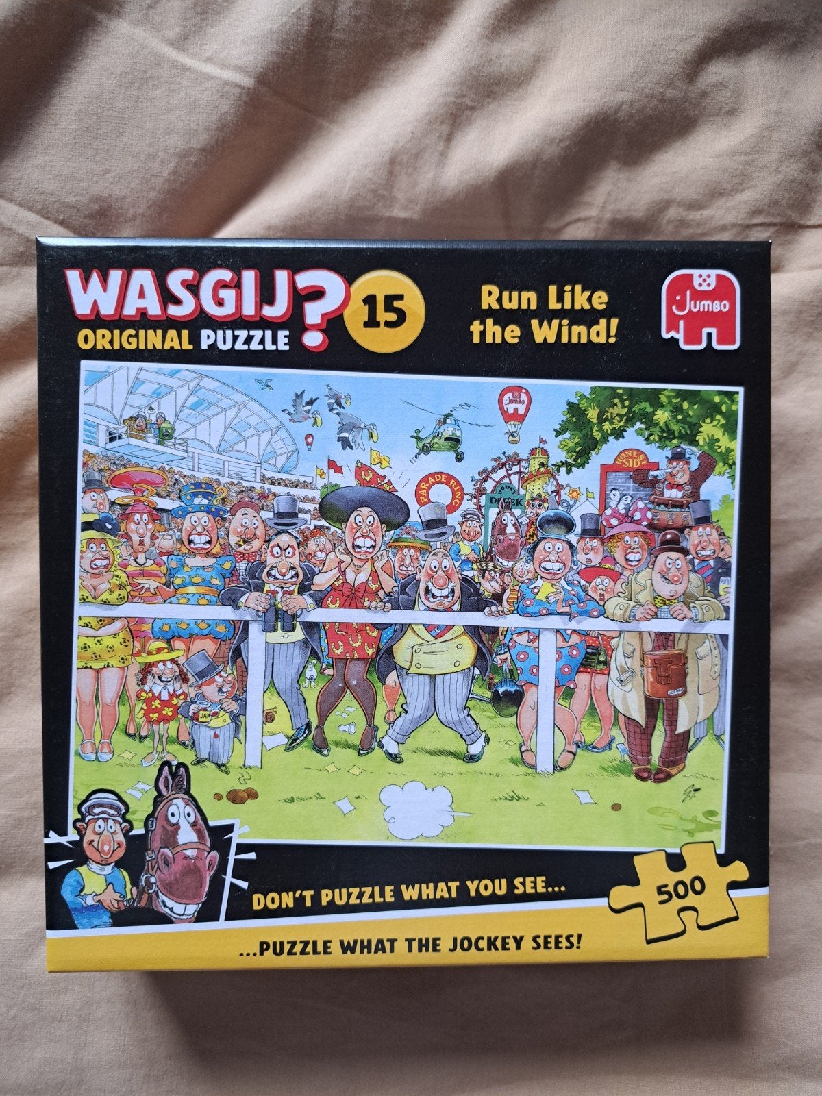 Wasgij puzzel 500 stukjes, Ophalen