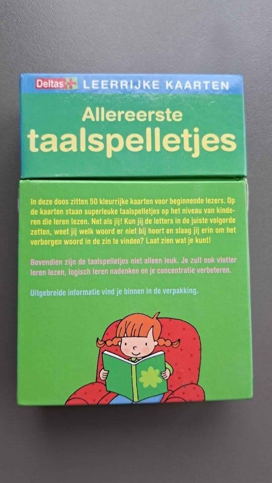 Deltas Allereerste taalspelletjes Leerrijke kaarten, Ophalen