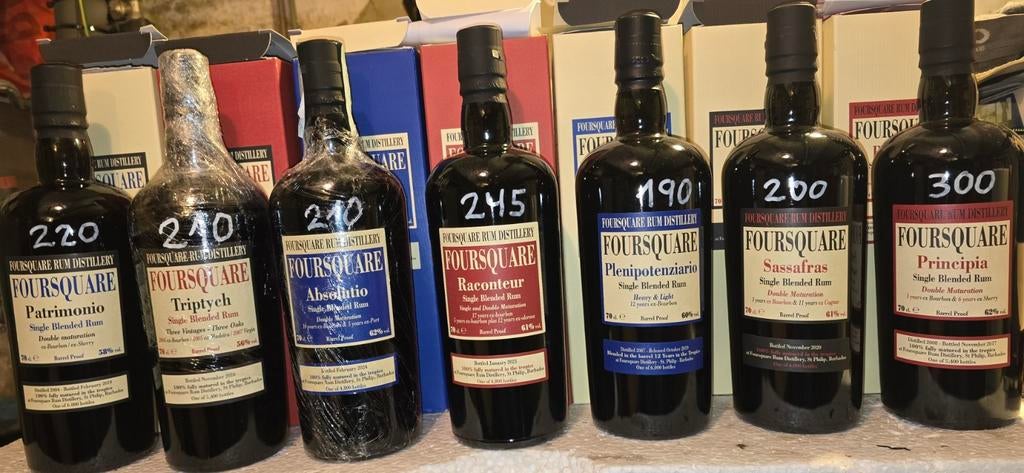 Rhum Rum Ron Foursquare, Collections, Vins