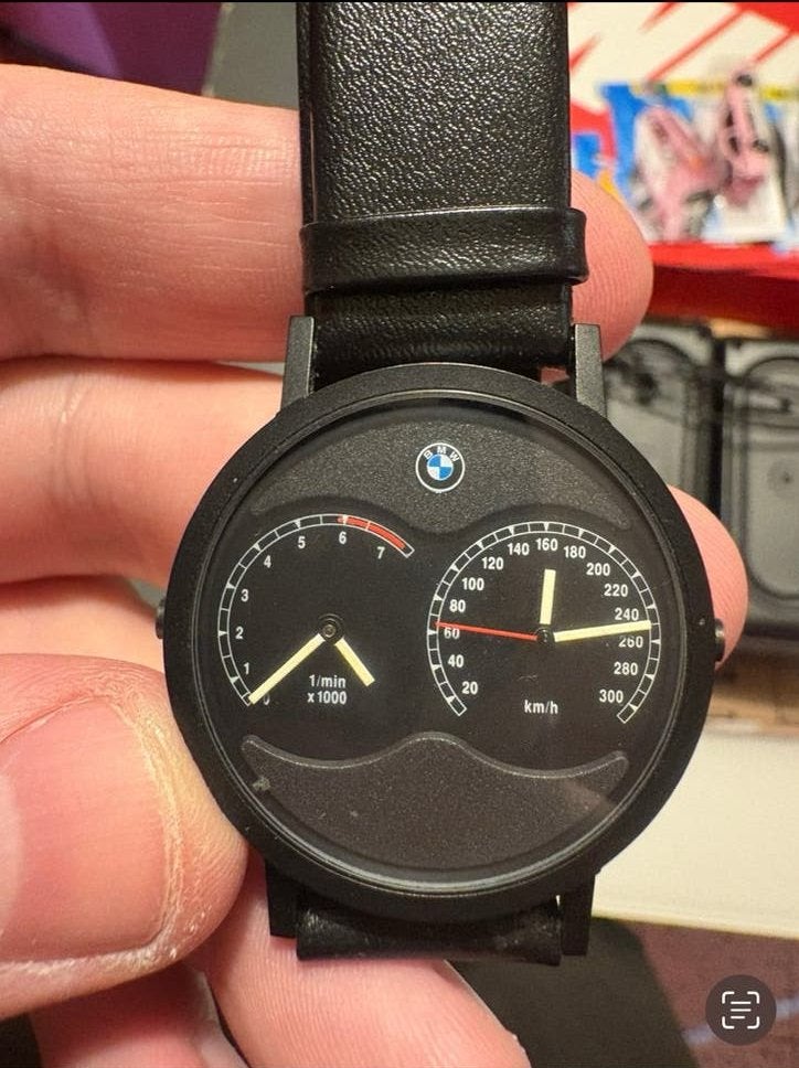 BMW Série 8 E31 — Double fuseau horaire, Handtassen en Accessoires, Horloges | Heren, Ophalen, Zo goed als nieuw