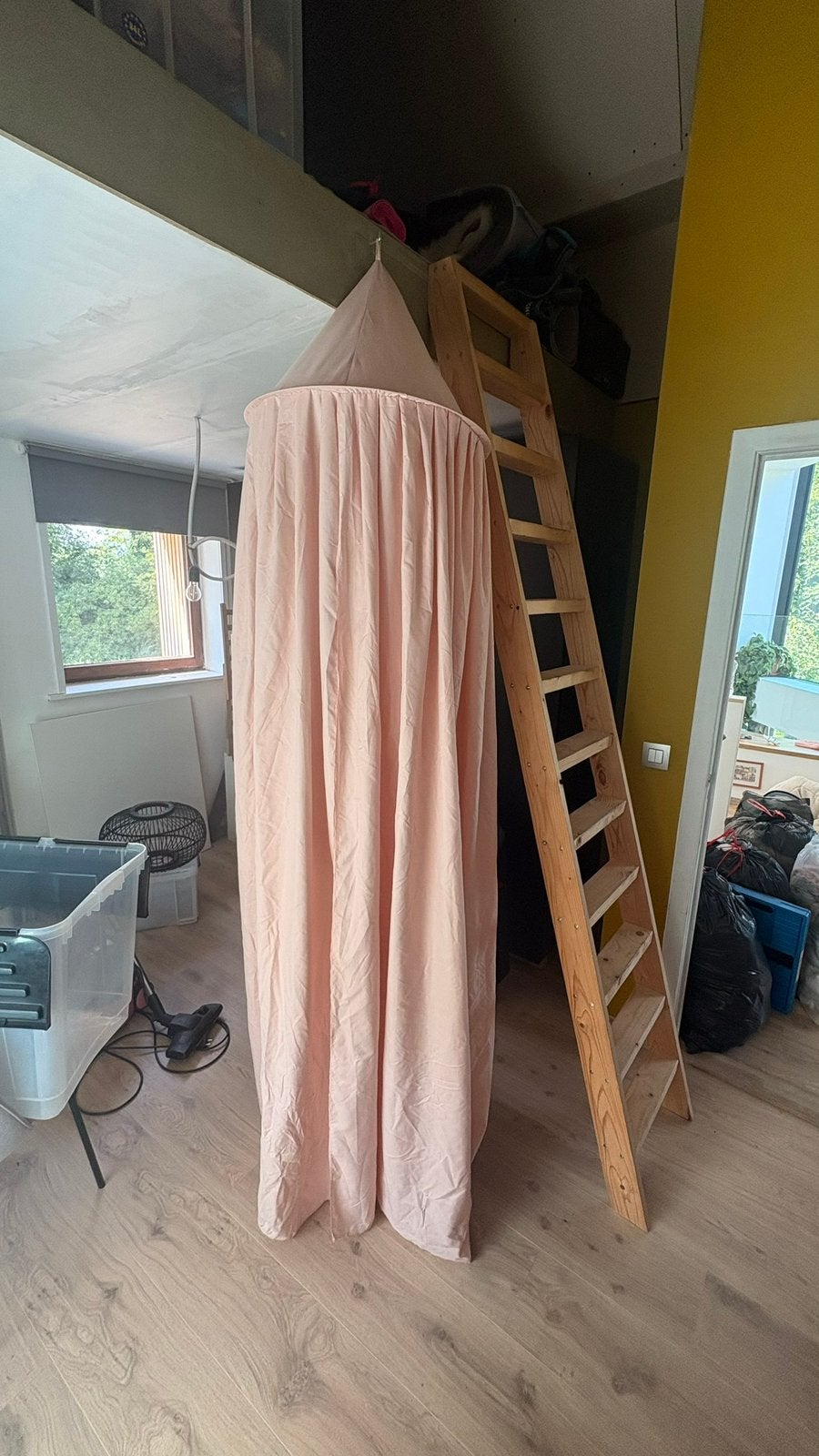 Bedhemel kind, Kinderen en Baby's, Kinderkamer | Inrichting en Decoratie, Roze, Ophalen, Zo goed als nieuw
