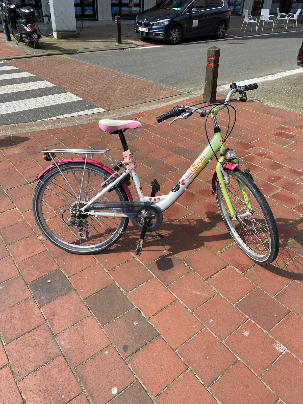 Vélo 24 pouces pour filles, Vélos & Vélomoteurs, Enlèvement, Frein sur jante, 24 pouces, Utilisé