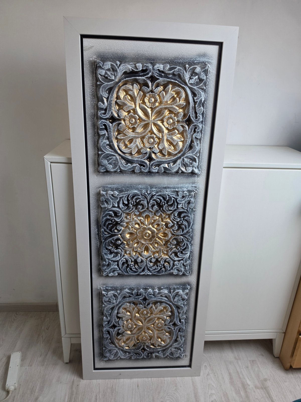 Superbe décoration murale  en bois acheté à Maison du Monde, Enlèvement, Comme neuf