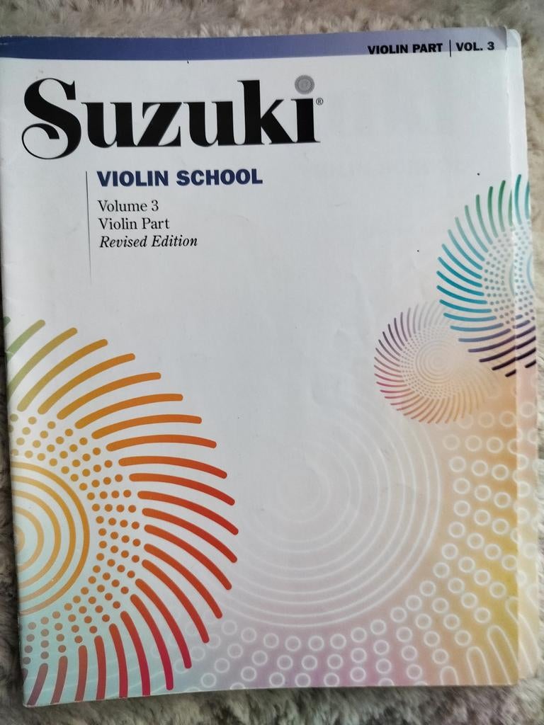 Suzuki viool boeken (3), Muziek en Instrumenten, Ophalen, Viool