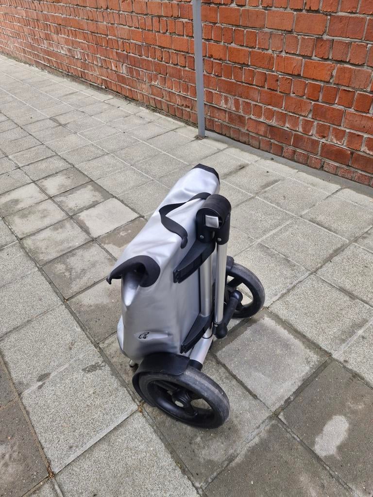Boodschappentrolley merk Andersen Tura shopper zilvergrijs, Ophalen