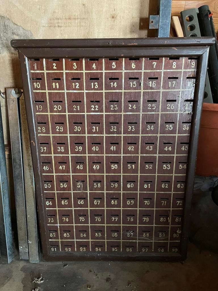 Zeer nette vintage café spaarkas, Ophalen