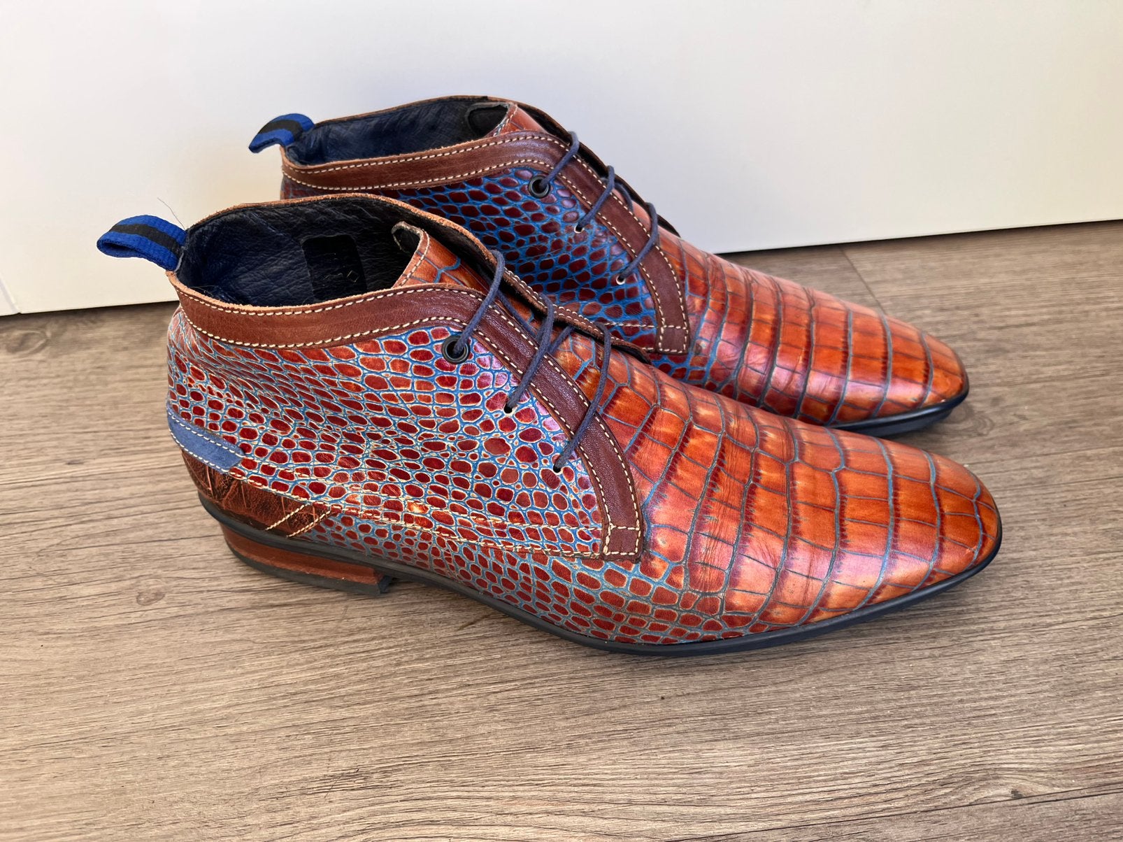 Floris van Bommel herenschoenen maat 9 / 43 H, Overige kleuren, Ophalen of Verzenden, Zo goed als nieuw, Veterschoenen