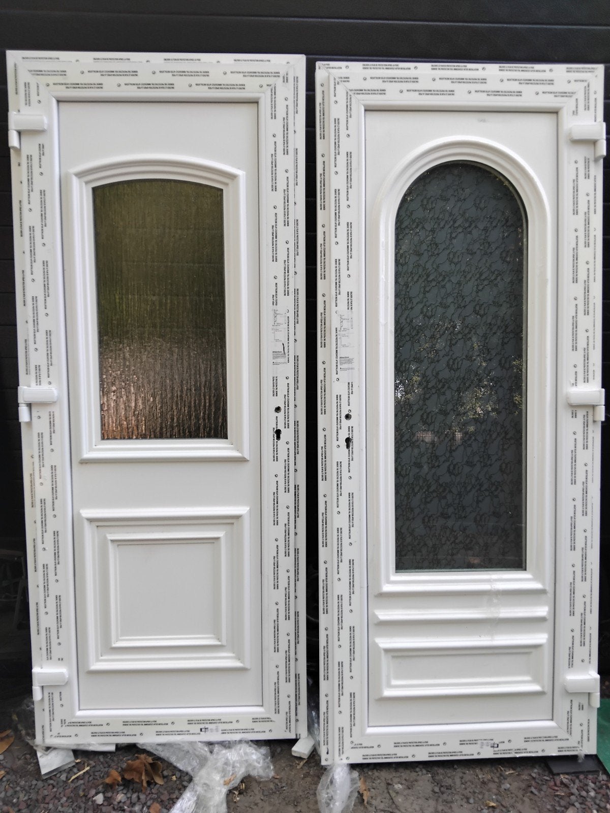 2 portes pvc neuf complet avec  impost isolant., Enlèvement ou Envoi