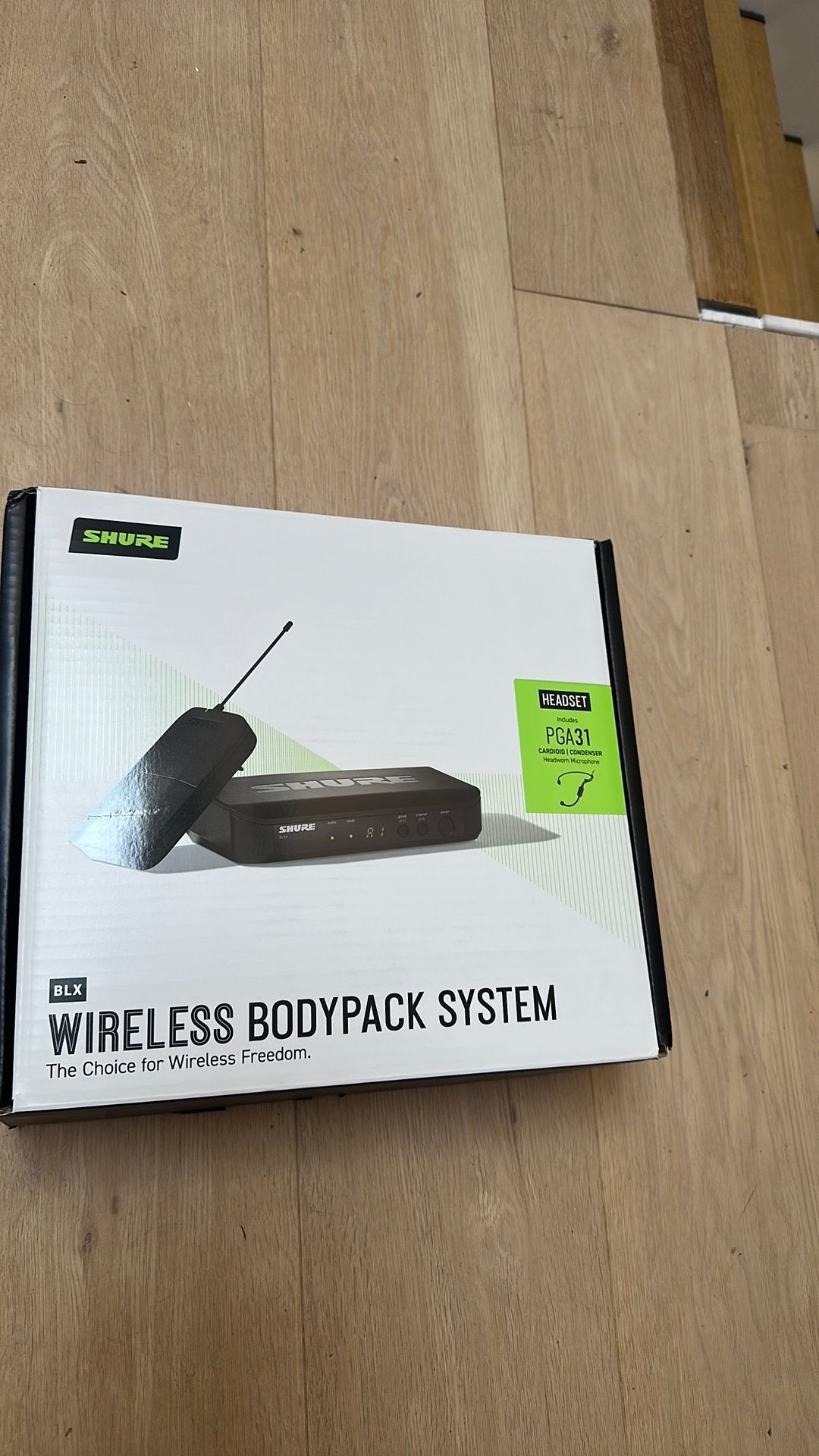 SHURE duraplex dh5 + BLX4, Ophalen of Verzenden, Zo goed als nieuw