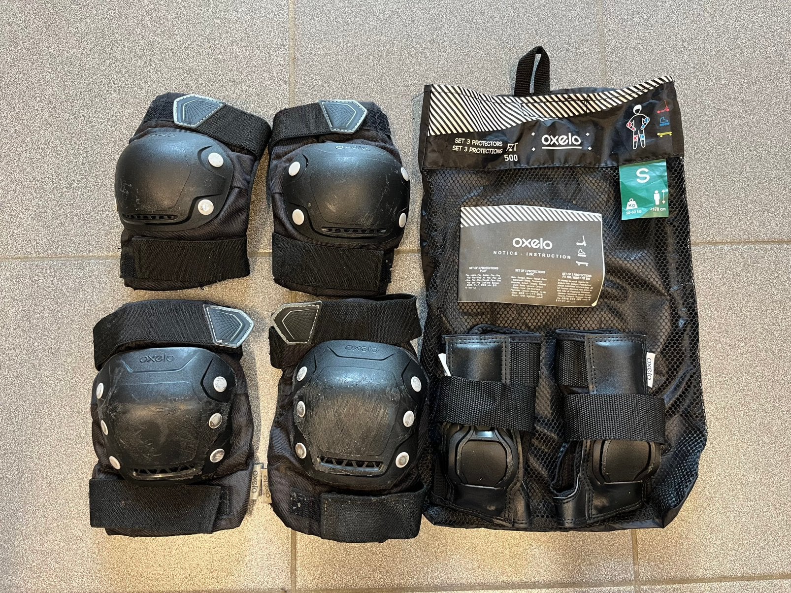Set de protection OXELO enfant taille S, Autres marques, Réglable, Utilisé, Enfants