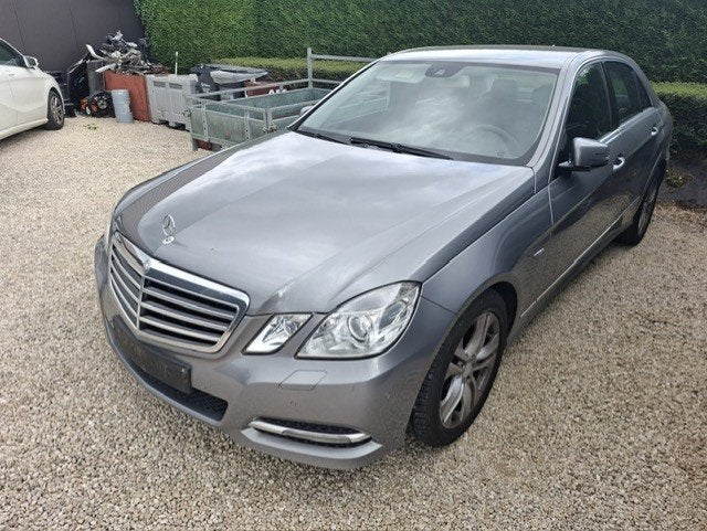 MERCEDES E 200 CDI AUT AVANTGARDE, Auto's, Achterwielaandrijving, Zwart, Leder, Particulier