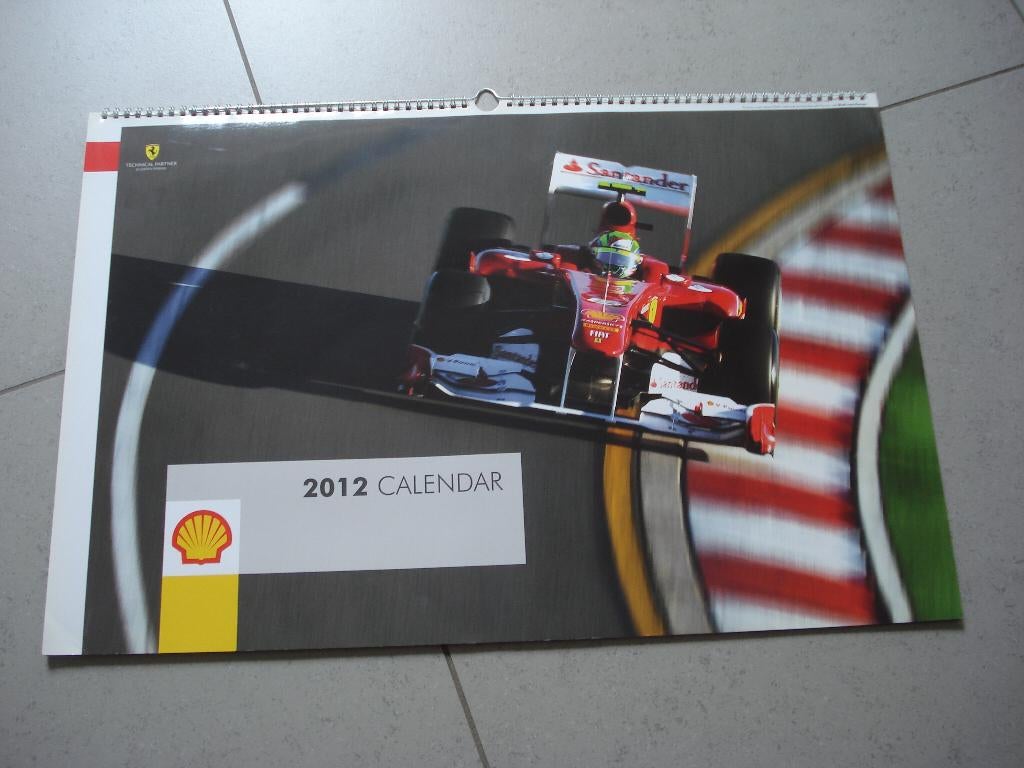 Scuderia Ferrari kalender 2012, Ophalen of Verzenden