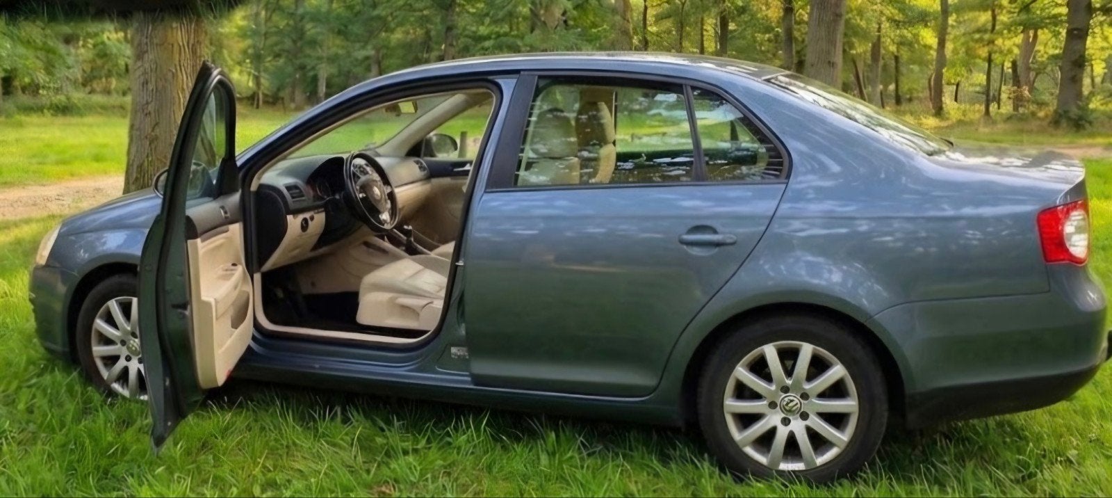Jetta 1.4, Auto's, Beige, Parkeersensor, Leder, Handgeschakeld