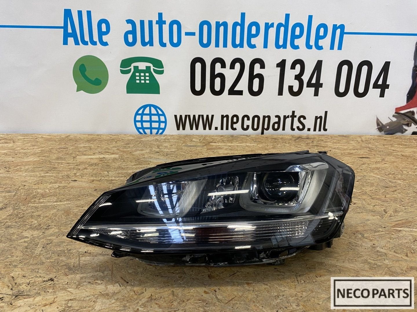 Vw golf 7 xenon led koplamp links 5G1941033 origineel, Volkswagen, -, Utilisé, -
