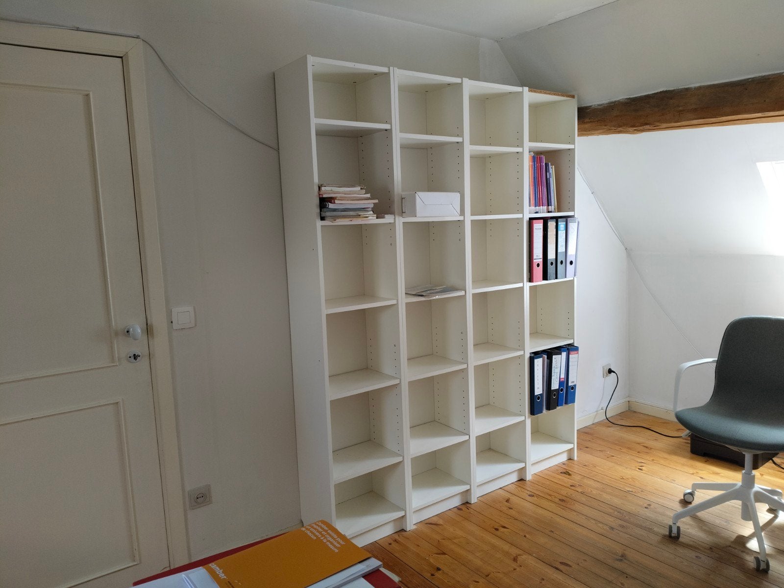 Étagère Billy Ikea blanche grand format, Enlèvement, Utilisé