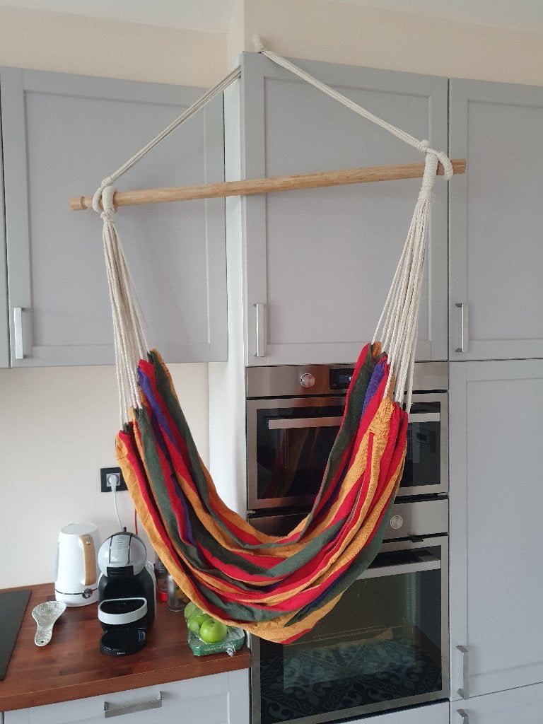 hangmat schommel, Jardin & Terrasse, Hamacs, Enlèvement, Comme neuf, Une personne, Intérieur