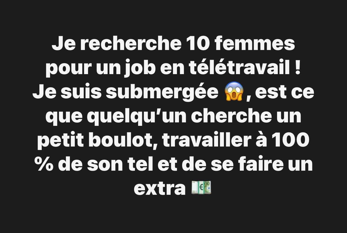 Complement de revenus, Offres d'emploi
