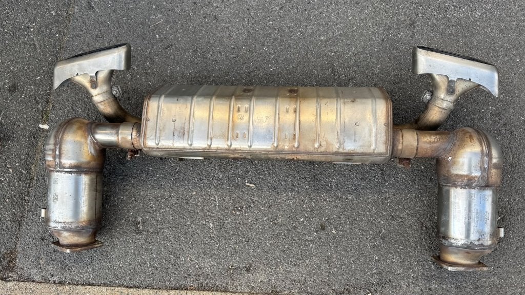 Ligne échappement OEM complète Porsche 911 991.2 quasi neuve, Autos : Pièces & Accessoires, Enlèvement, Utilisé, Porsche