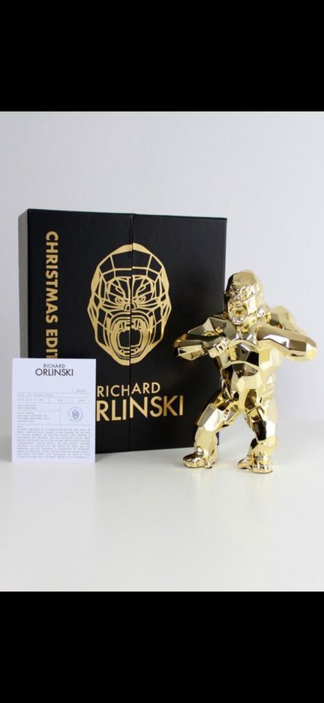 Kong Christmas Edition GOLD Richard Orlinski (Nieuw!), Enlèvement ou Envoi, Comme neuf