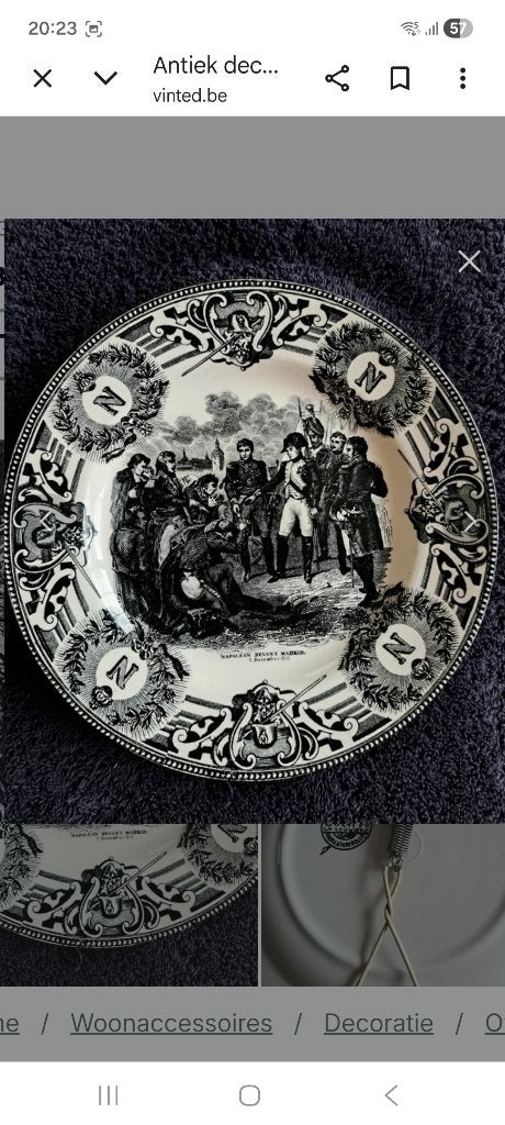Antieke decoratieve verzamelaarsborden, Antiquités & Art, Enlèvement ou Envoi