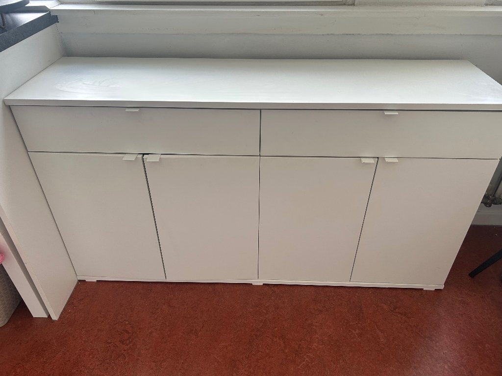 Buffetkast ikea wit, Maison & Meubles, Armoires | Buffets, Utilisé, Moins de 100 cm, 100 à 150 cm, 25 à 50 cm, Avec tiroir(s)