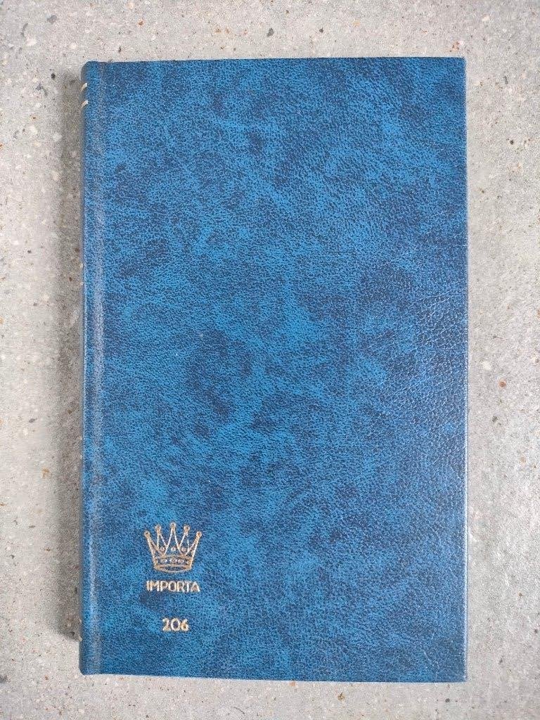 mini blauw postzegelalbum Importa - 16 pagina's (leeg), Postzegels en Munten, Ophalen of Verzenden, Verzamelalbum