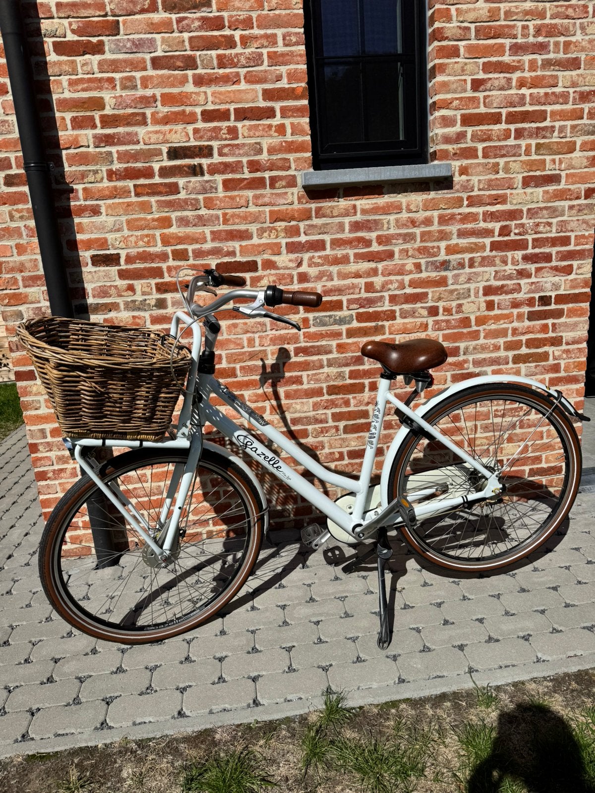Gazelle Miss Grace damesfiets – wit – 3 versnellingen, Fietsen en Brommers, Ophalen, Gazelle, Versnellingen