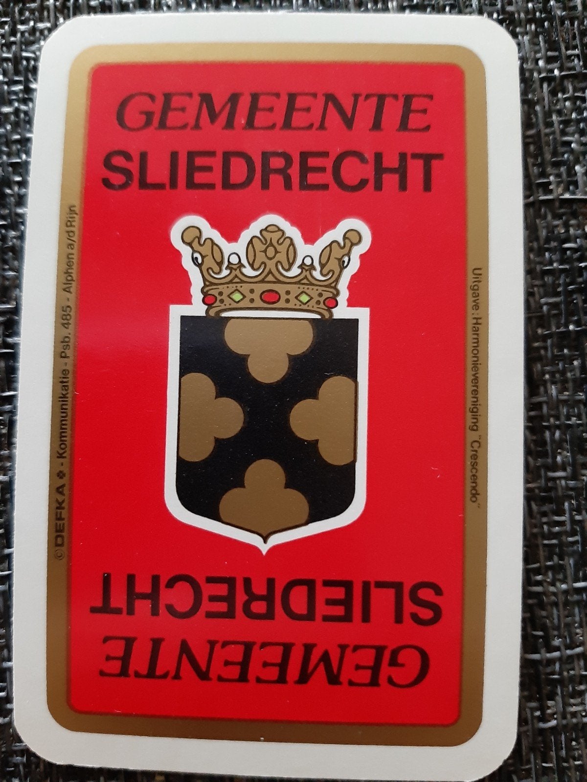 Sliedrecht joker, Ophalen of Verzenden