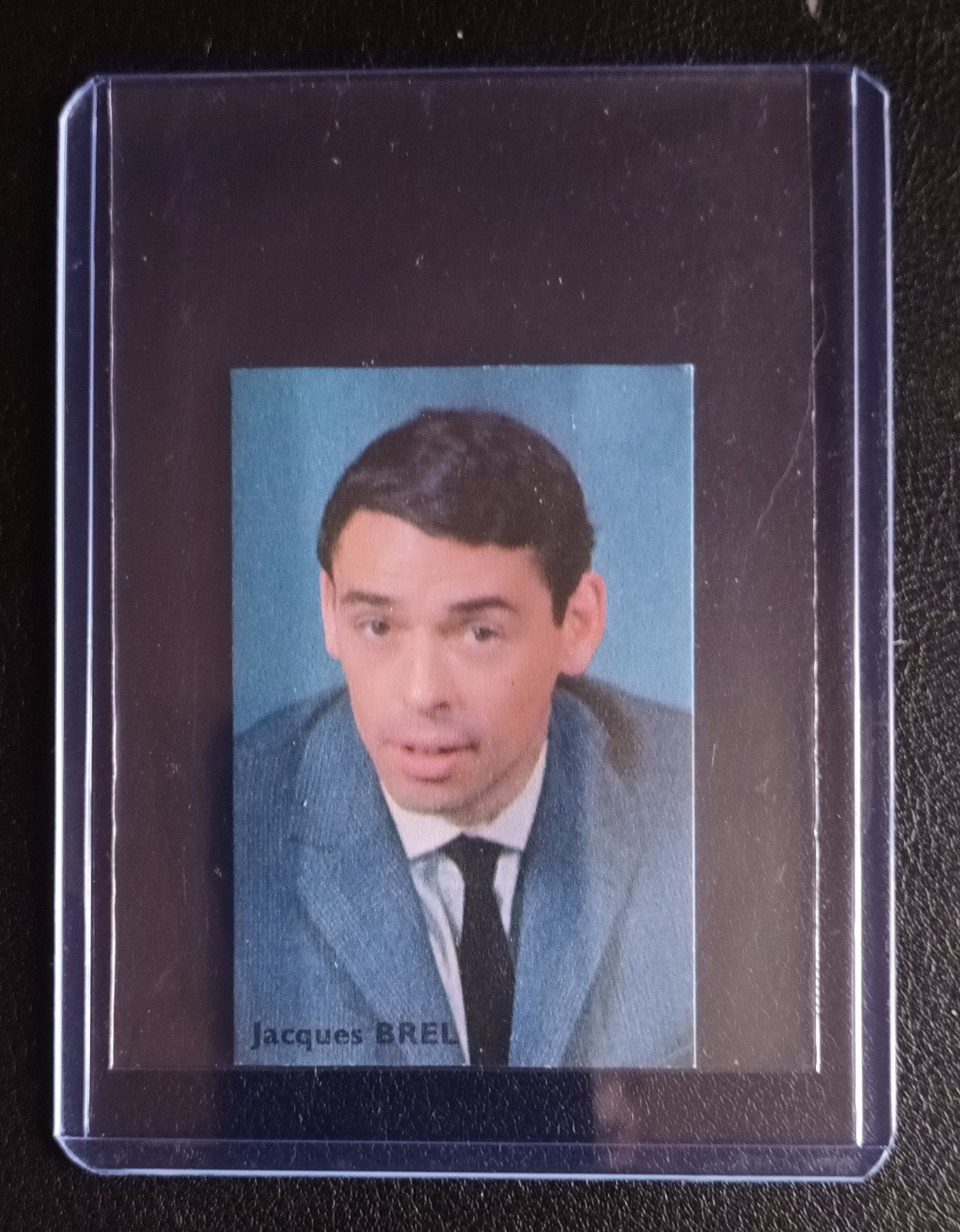 CHROMO VINTAGE VICTORIA JACQUES BREL, Ophalen of Verzenden