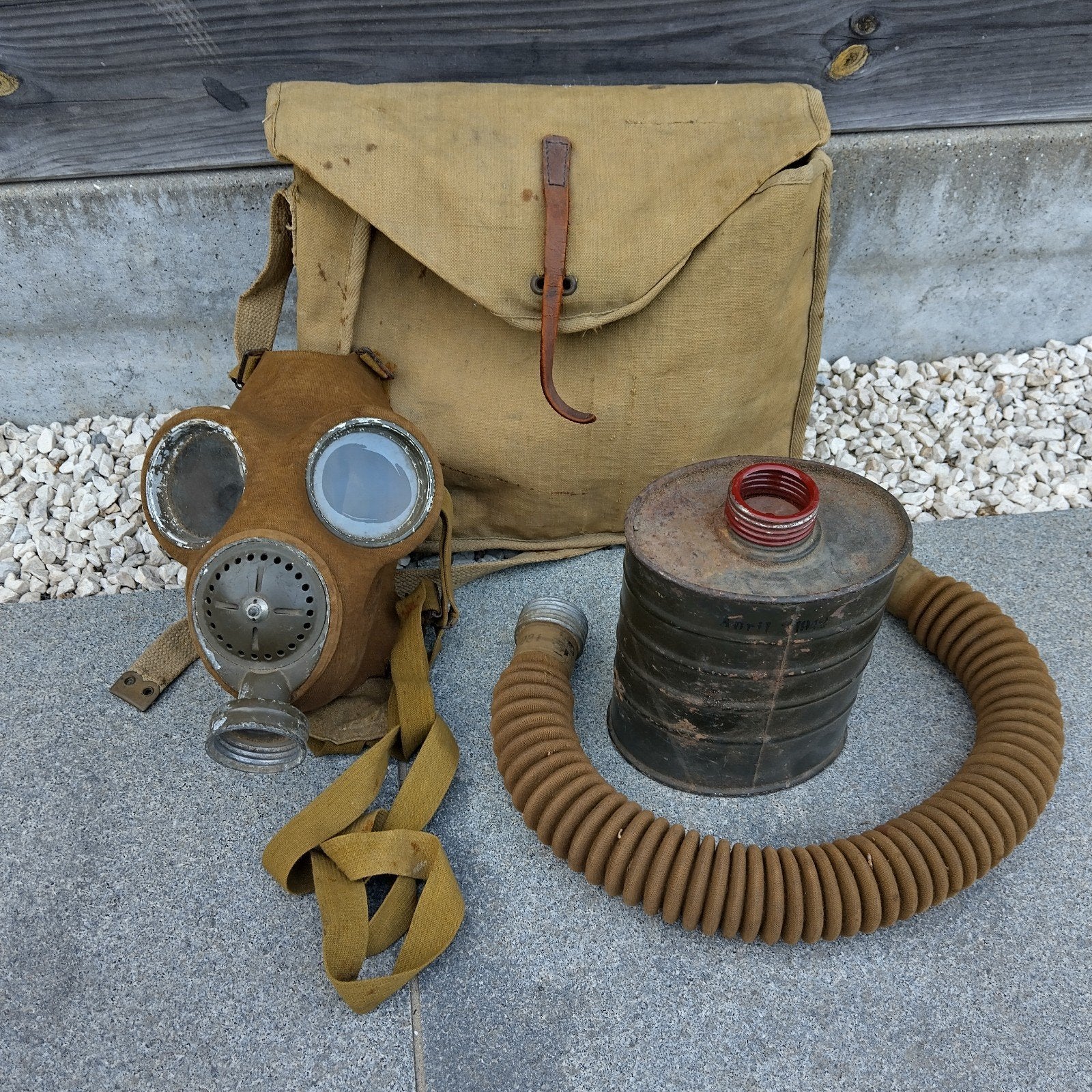 Gasmasker wo2, Verzamelen, Ophalen of Verzenden