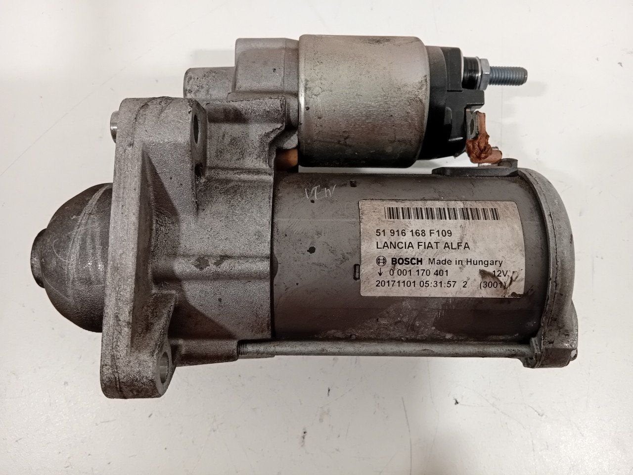 Startmotor Fiat Tipo, Onderdelen@venauto.nl, Van der Ven Autorecycling B.V., Gebruikt, Ettenseweg 76, 4706 PB Roosendaal, The Netherlands