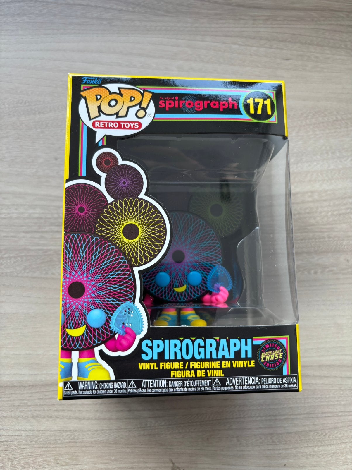 Funko Pop Spirograph #171 Black Light Chase LE Retro Toys, Verzamelen, Ophalen of Verzenden, Zo goed als nieuw