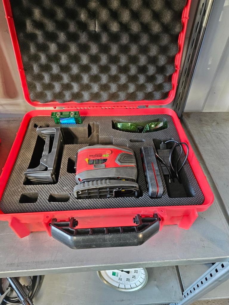 FUTECH MultiCross 4D Electronic Lijnlaser Groen, Doe-het-zelf en Bouw, Ophalen