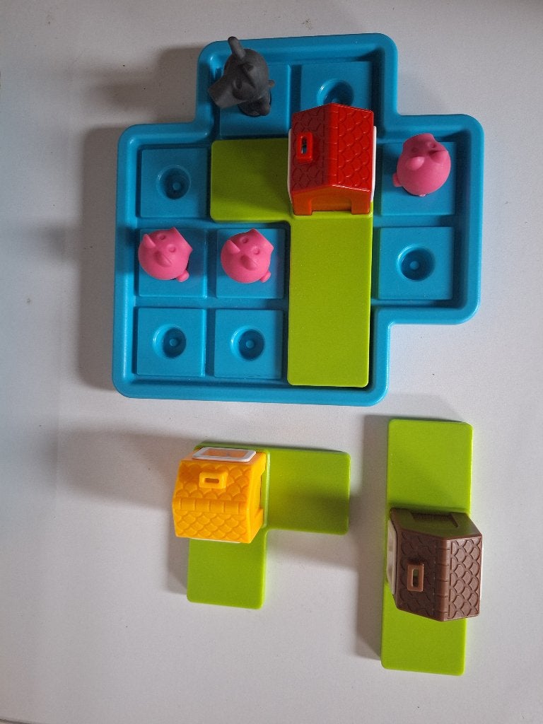 Smart games de 3 biggetjes deluxe, Ophalen of Verzenden, Gebruikt