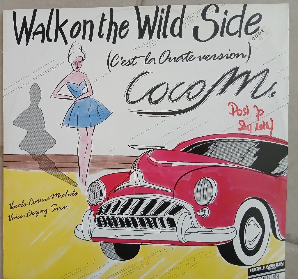 walk on the wide side en maxi 45t, Enlèvement, Comme neuf