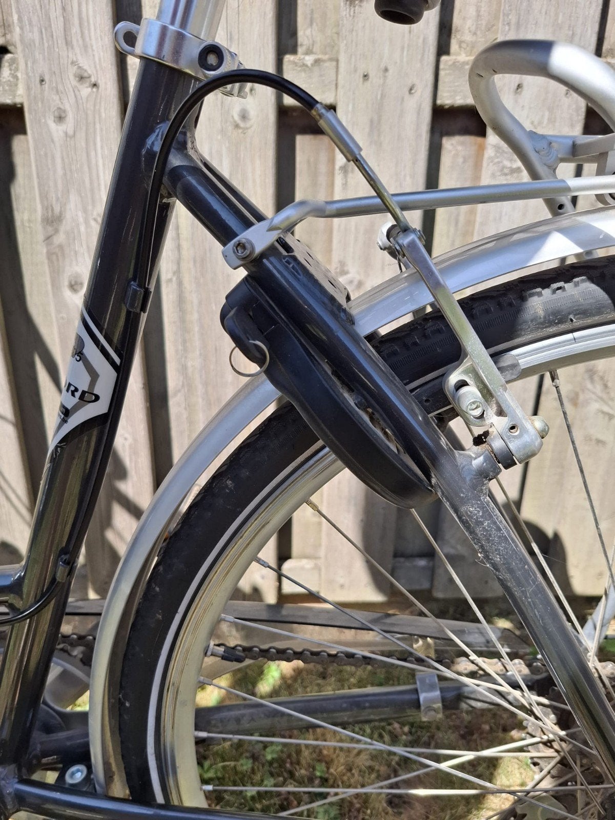 Dames fiets, Ophalen