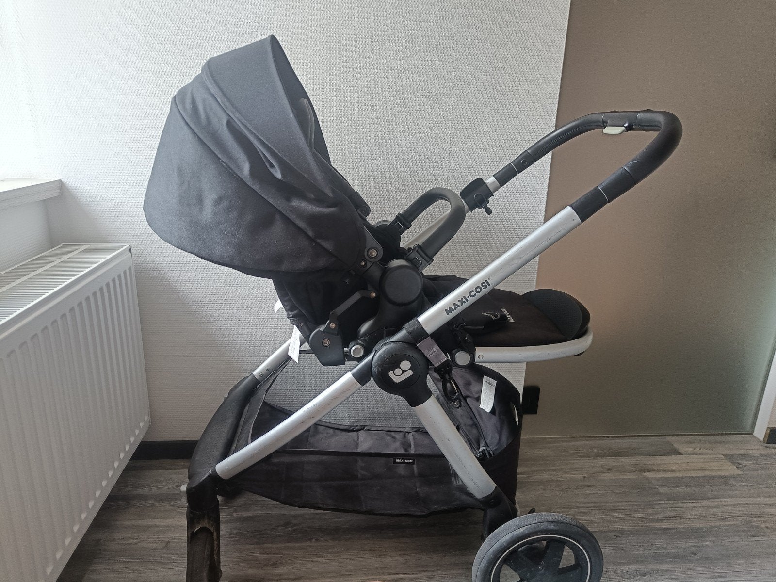 Kinderwagen 2 in 1, Utilisé, Poussette, Maxi-Cosi, Tige de poussée réglable
