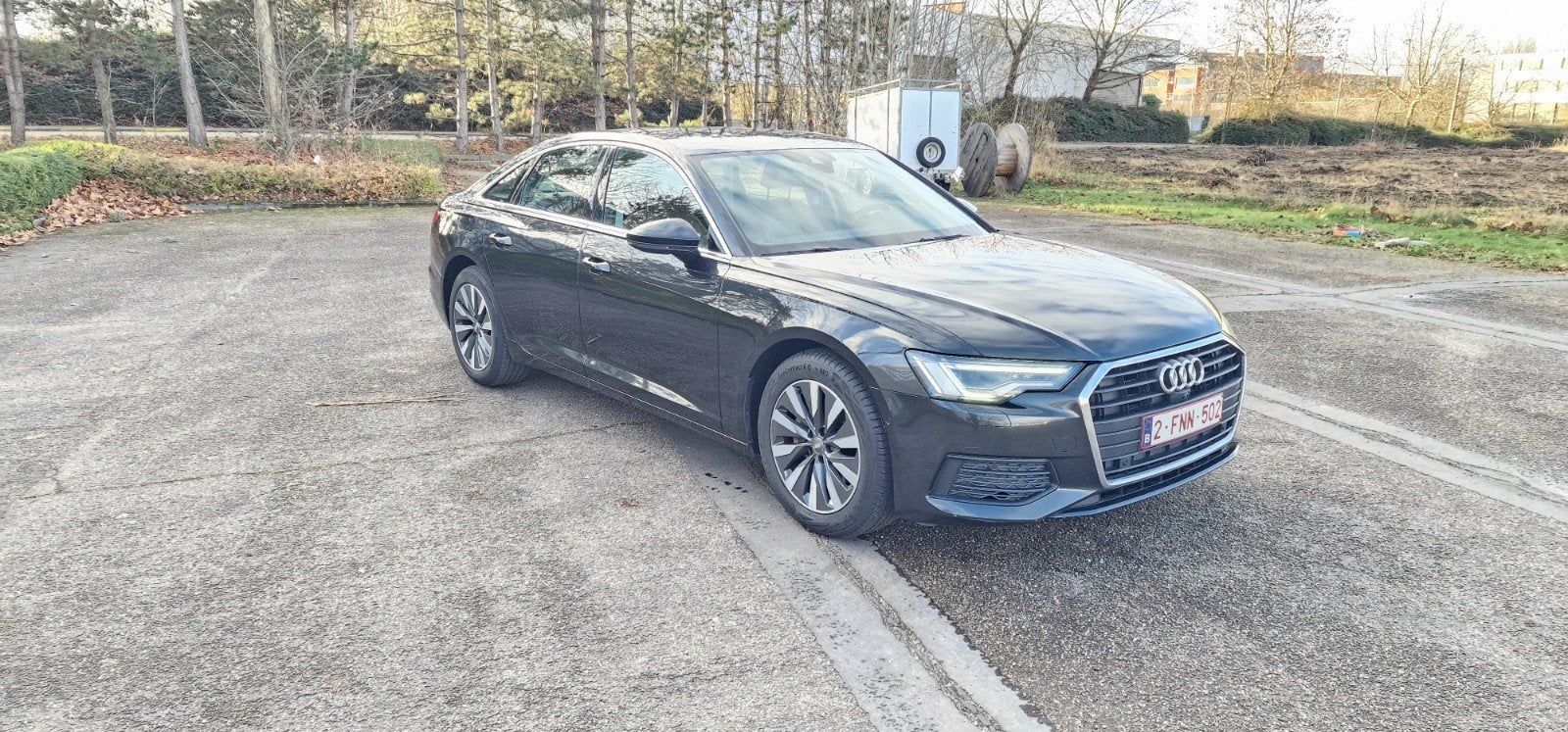 Audi A6 2.0Tdi Automaat 2020 136pk Euro 6c, Autos, Argent ou Gris, Achat, Entreprise, Automatique