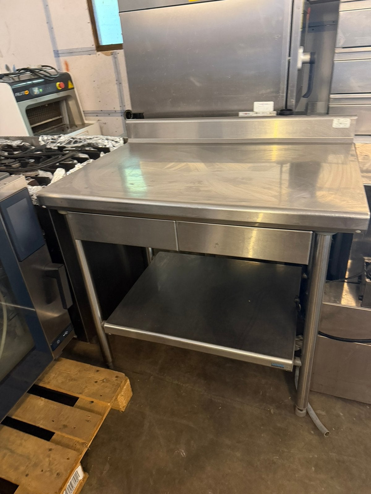 Tournus Equipement RVS Werktafel met Lades (100x70 cm), Ophalen, Meubilair