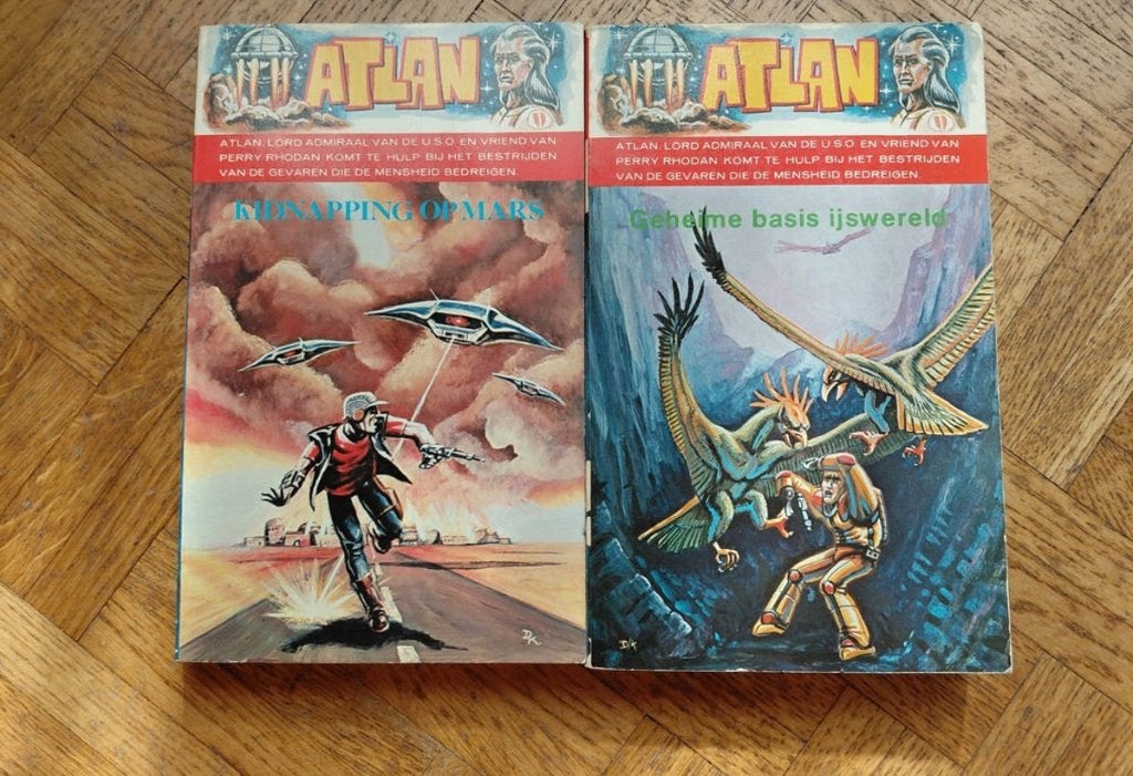 William Voltz + H.G. Ewers: Atlan deel 5 en deel 2, Boeken, Ophalen of Verzenden, Gelezen