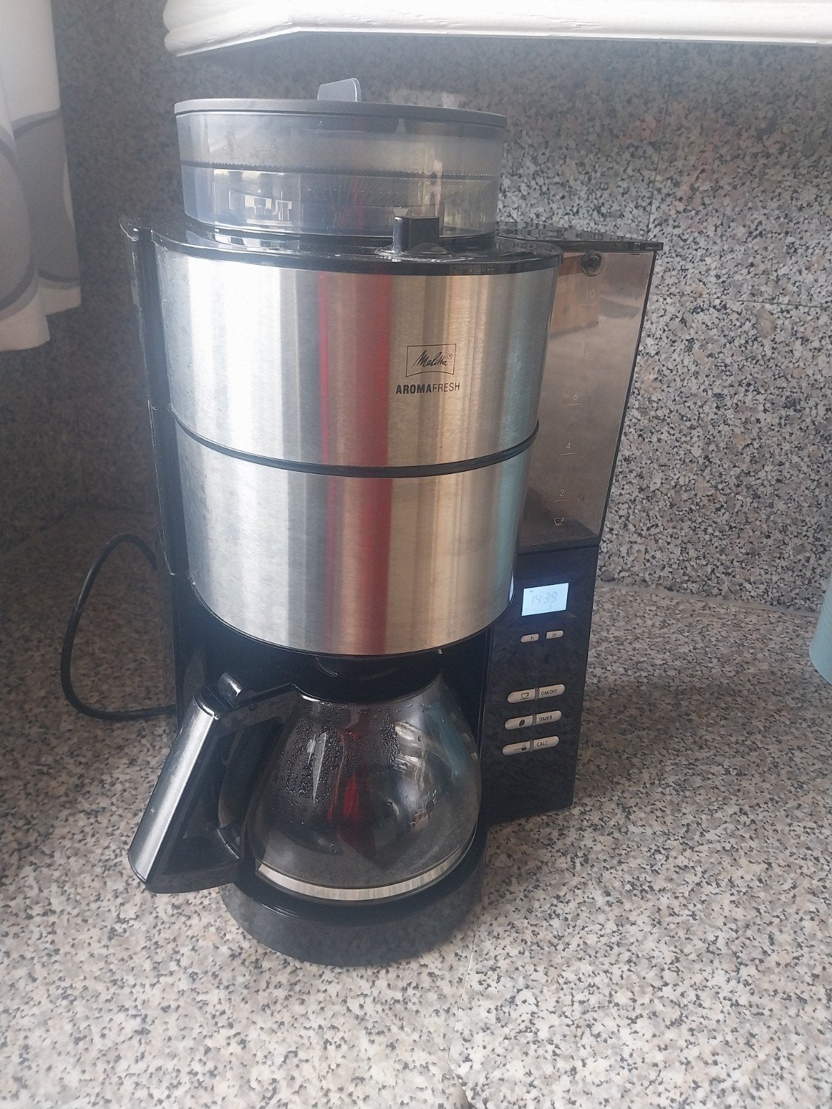 Koffiezetapparaat, Enlèvement, Café moulu