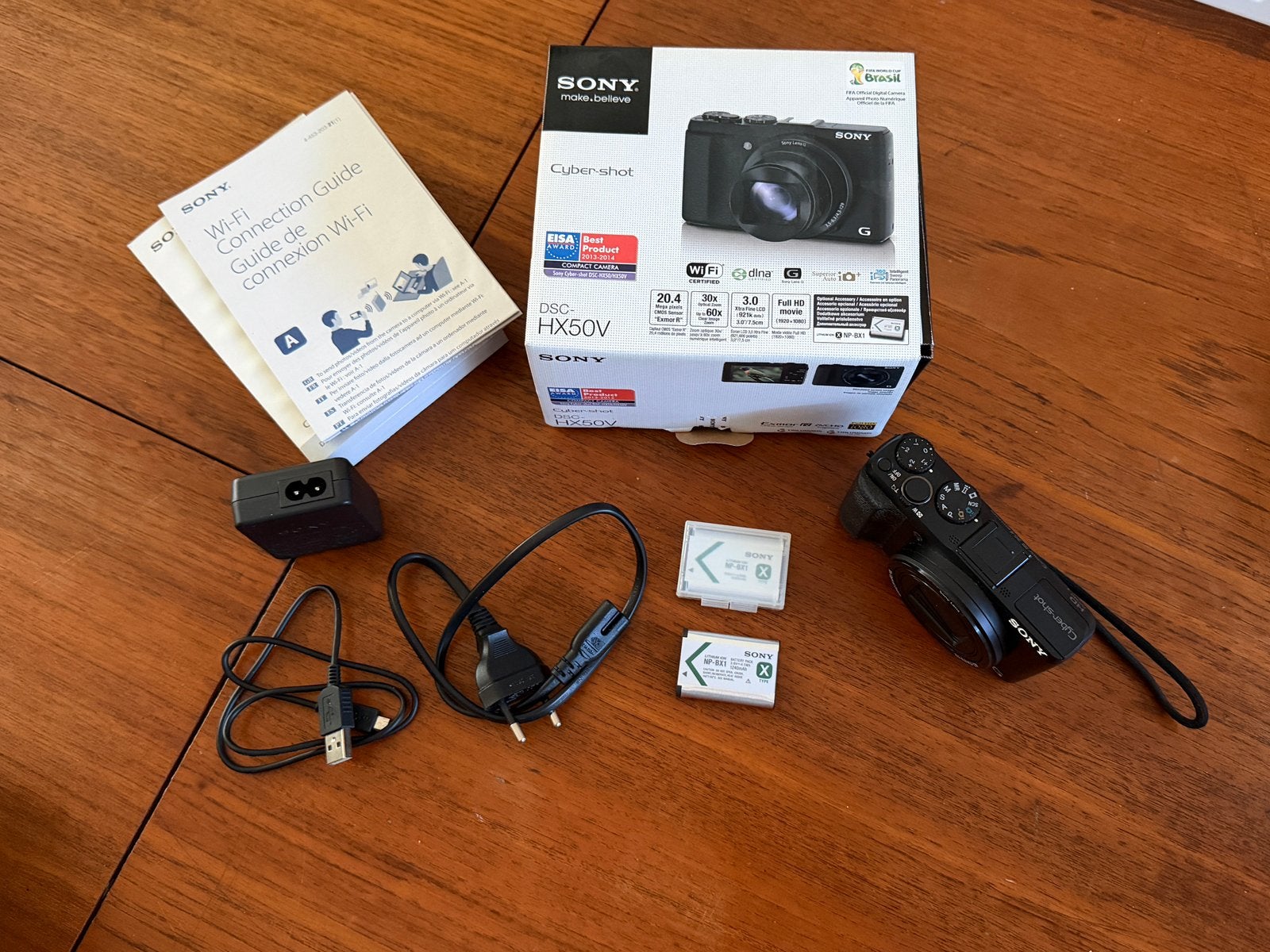 Sony Cyber-shot HX50V, Audio, Tv en Foto, Ophalen, Beeldstabilisatie, Oplader, Compactcamera