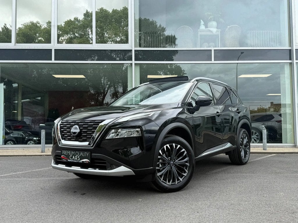 Nissan X-Trail TEKNA / PANO / ZETELVERWARMING / LEDER / 360, Automaat, Gebruikt, Adaptive Cruise Control, Zwart