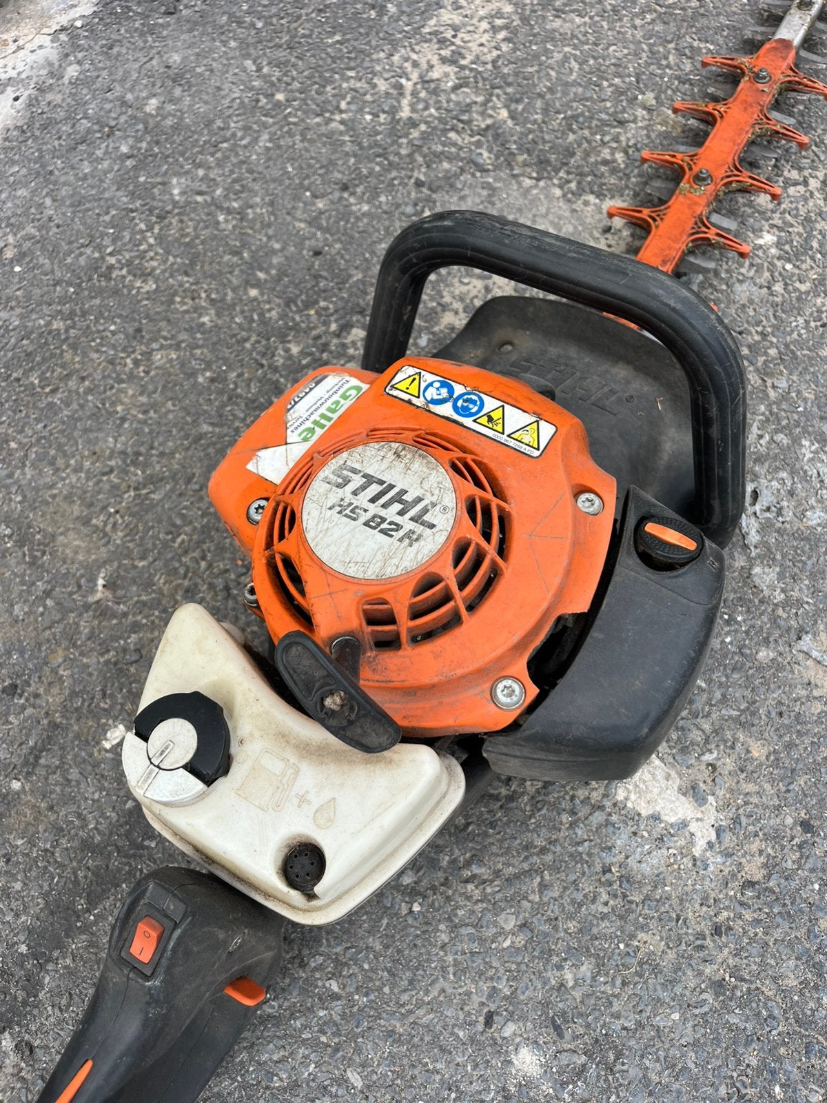 2x Stihl HS82R, Tuin en Terras, Ophalen, Gebruikt, Benzine